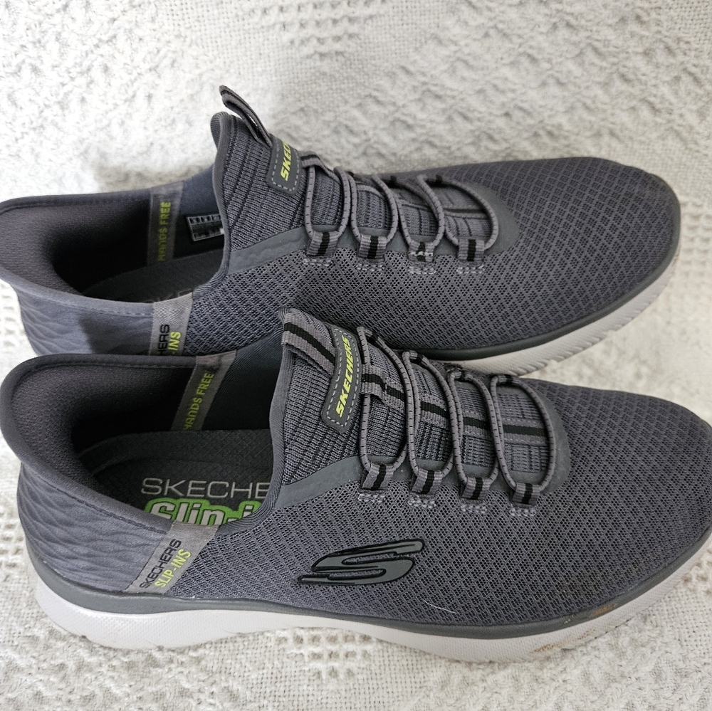 Mens  Gray Skechers